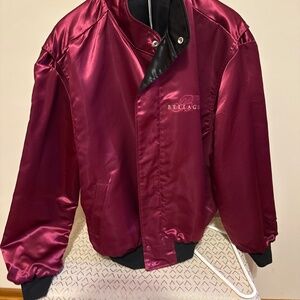Vintage Reversible  Satin Bellagio Jacket Women Size M